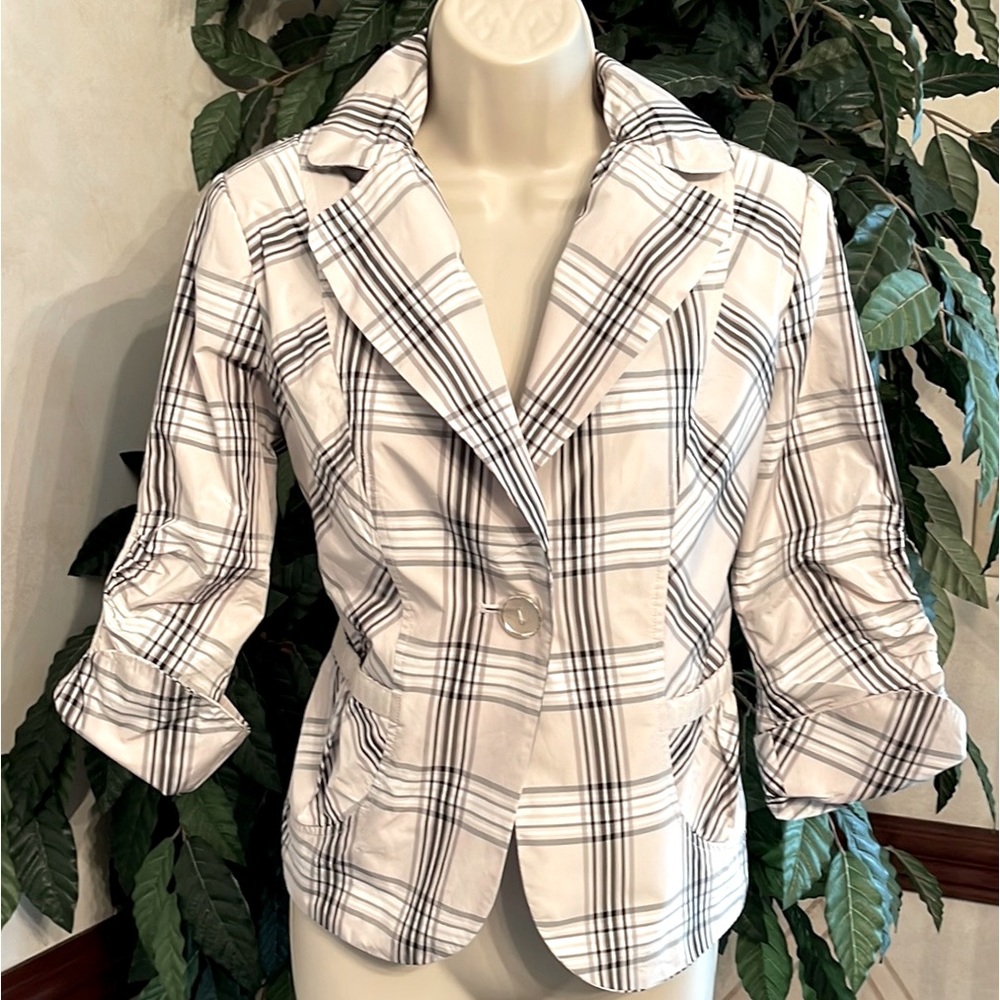 DONNA DEGNAN PLAID JACKET